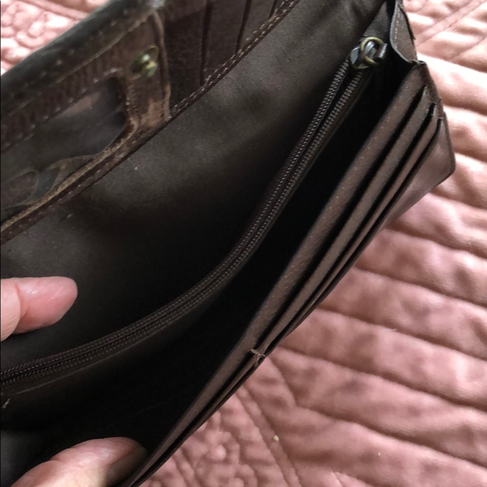 Genuine Leather Wallet Patchwork Style - image 4